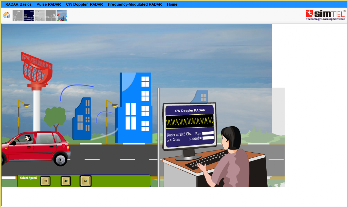 Oprogramowanie Edukacyjne Simtel 03: Radiolokacja