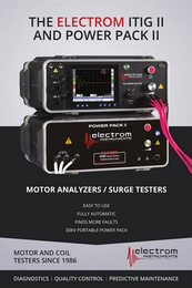 Motor Analyzer and Surge tester Analizator Silników i tester SURGE